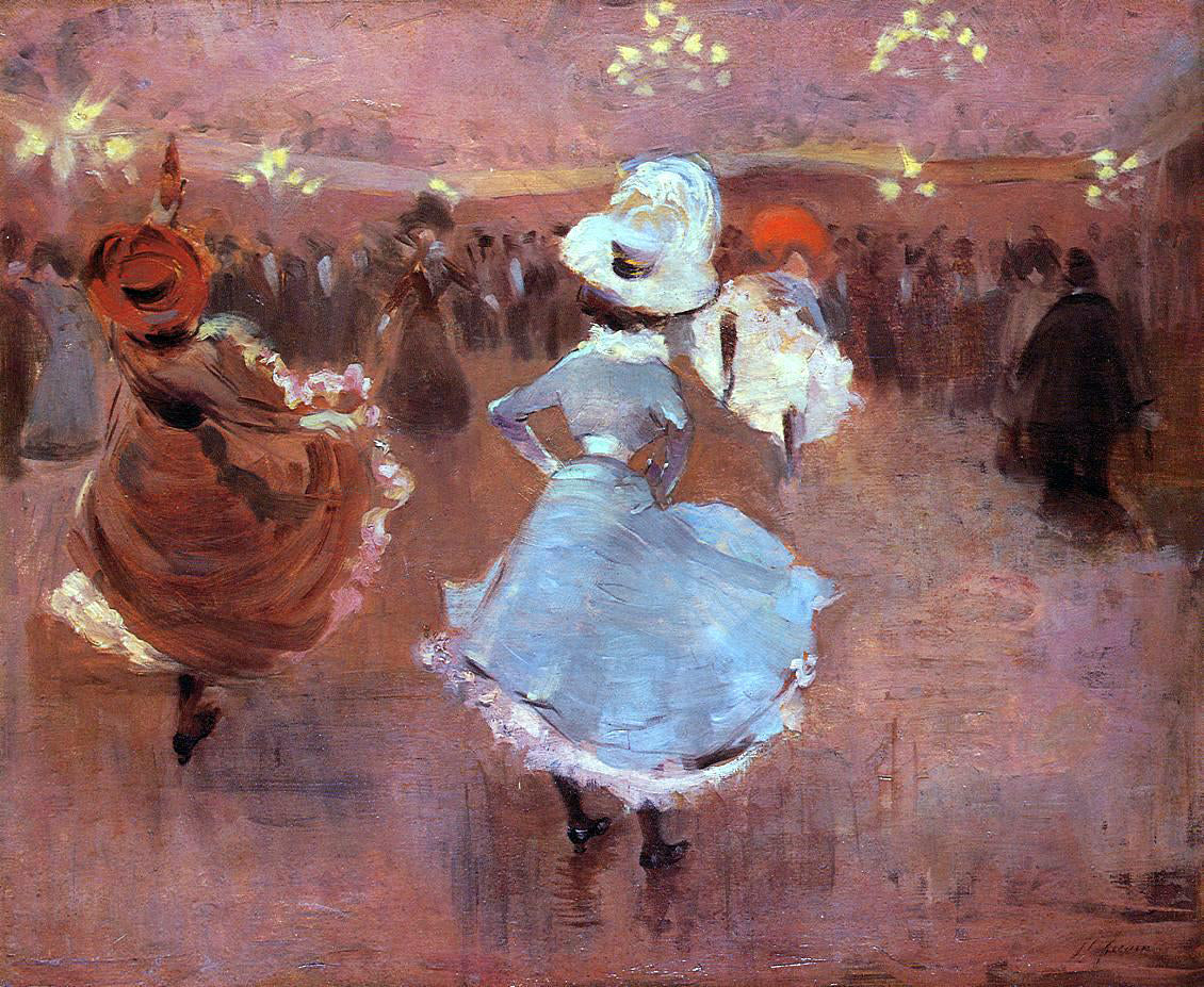 Jean-Louis Forain Can-Can Dancers - Canvas Print