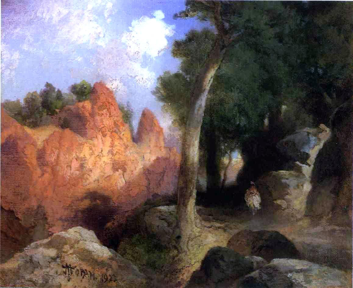 Thomas Moran Canyon of the Clouds - Canvas Print