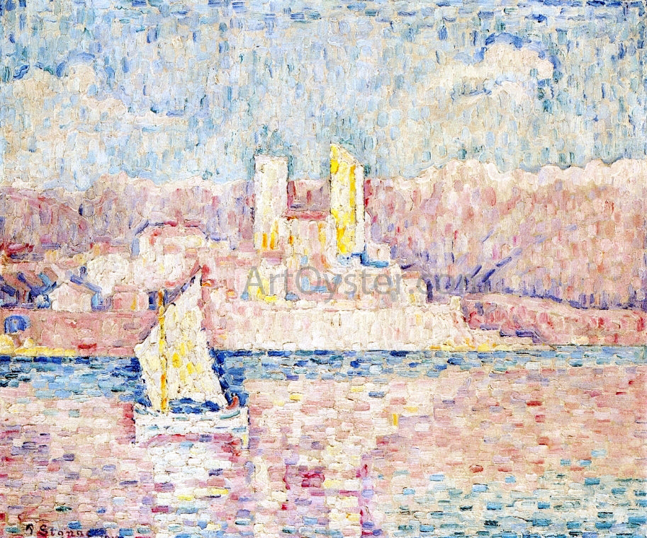 Paul Signac Cap d'Antibes - Canvas Print