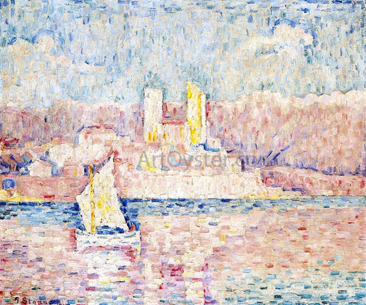 Paul Signac Cap d'Antibes - Canvas Print