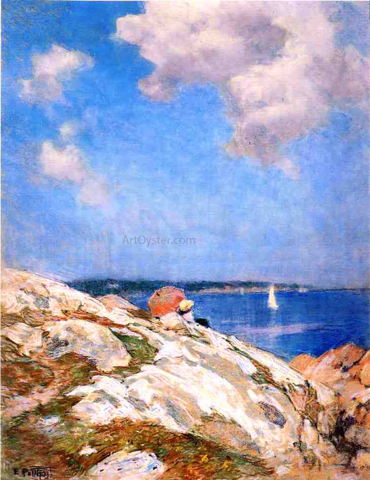 Edward Potthast Cape Ann Coast - Canvas Print