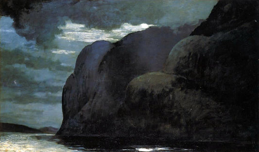 Winslow Homer Cape Trinity, Saguenay River - Canvas Print