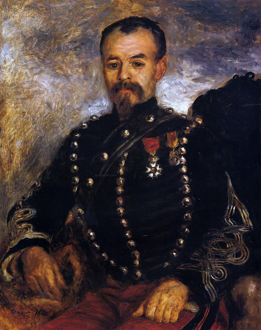 Pierre Auguste Renoir Captain Edouard Bernier - Canvas Print