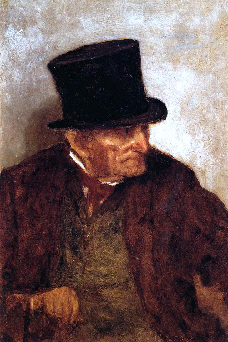 Eastman Johnson Captain Nathan H. Manter - Canvas Print