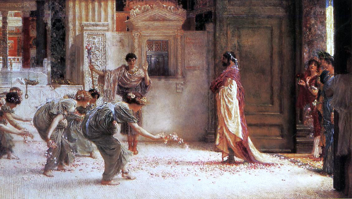 Sir Lawrence Alma-Tadema Caracalla - Canvas Print