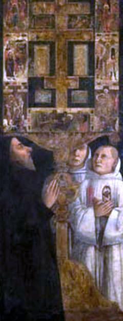 Gentile Bellini Cardinal Bessarion with the Bessarion Reliquary - Canvas Print