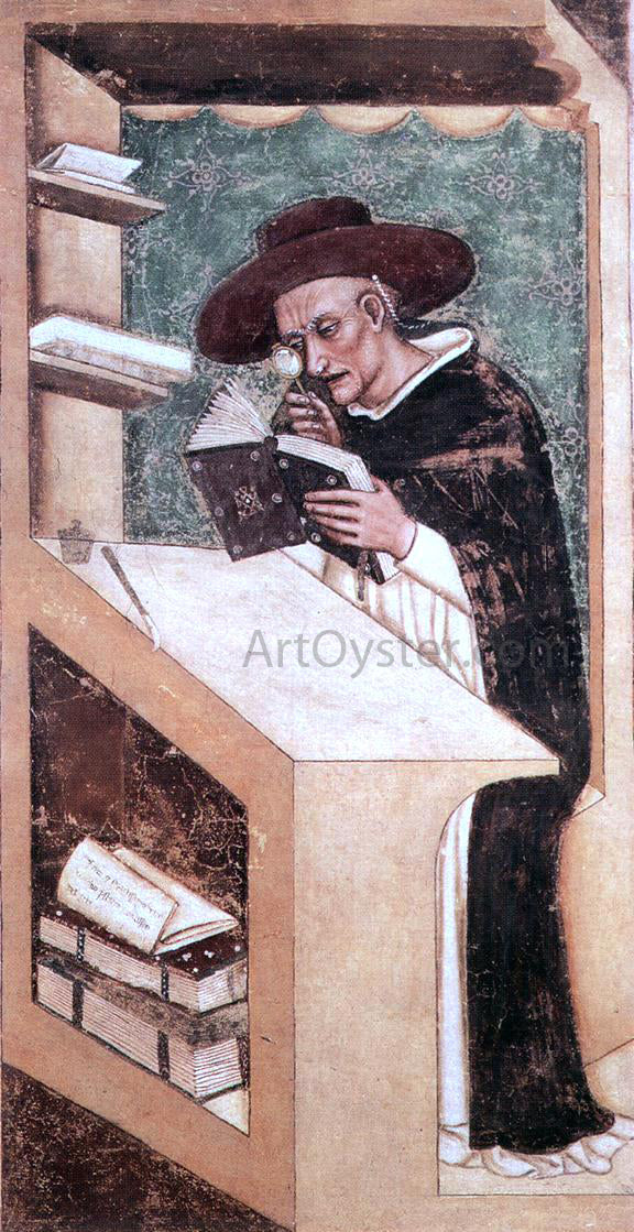 Tommaso Da Modena Cardinal Nicholas of Rouen - Canvas Print