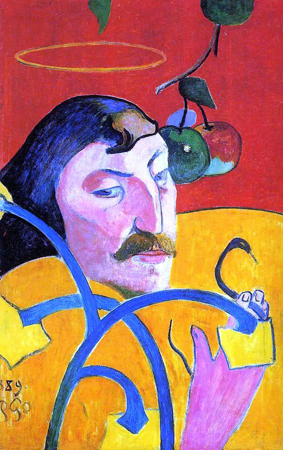 Paul Gauguin Caricature, Self Portrait - Canvas Print