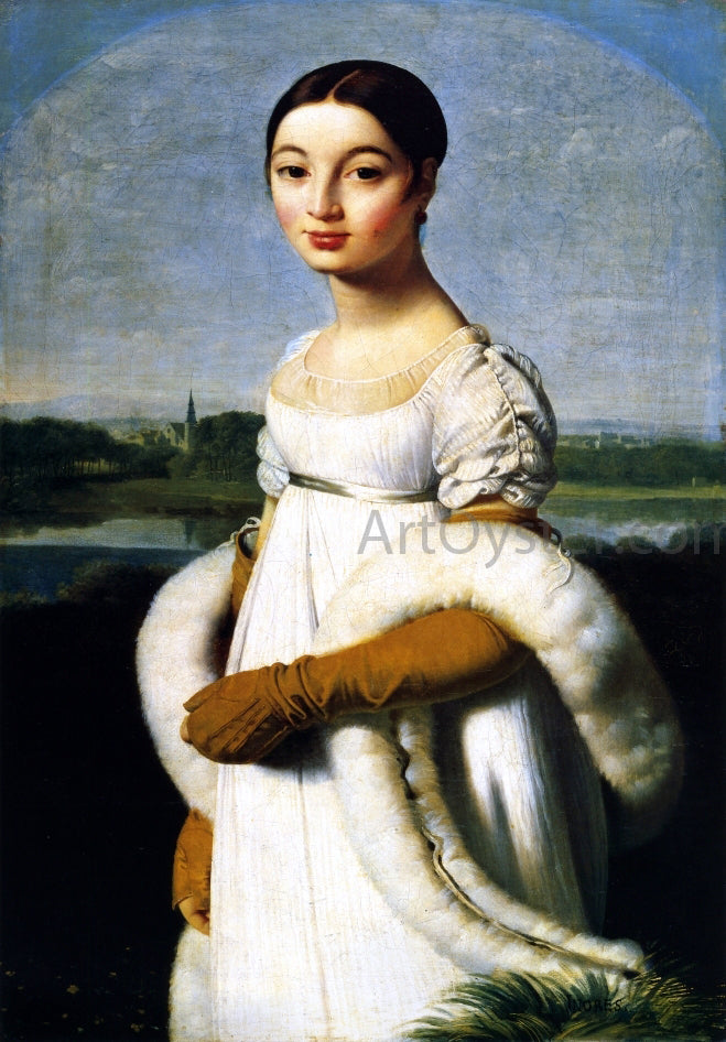 Jean-Auguste-Dominique Ingres Caroline Riviere - Canvas Print
