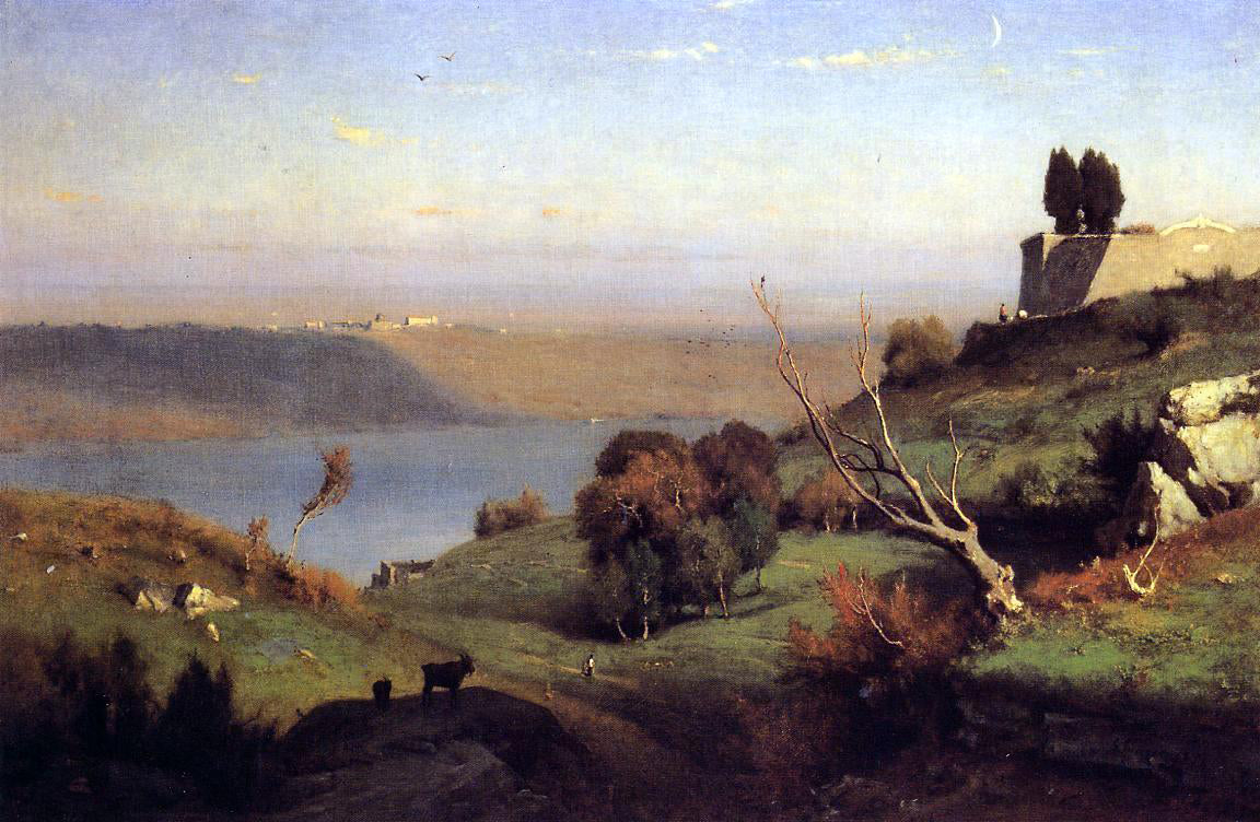 George Inness Castel Gandolfo - Canvas Print