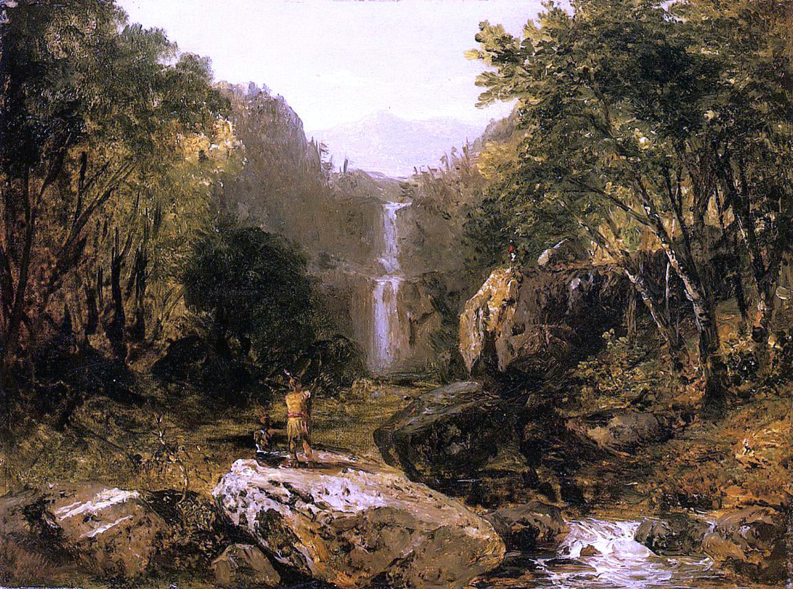 John Frederick Kensett Catskill Mountain Scenery - Canvas Print