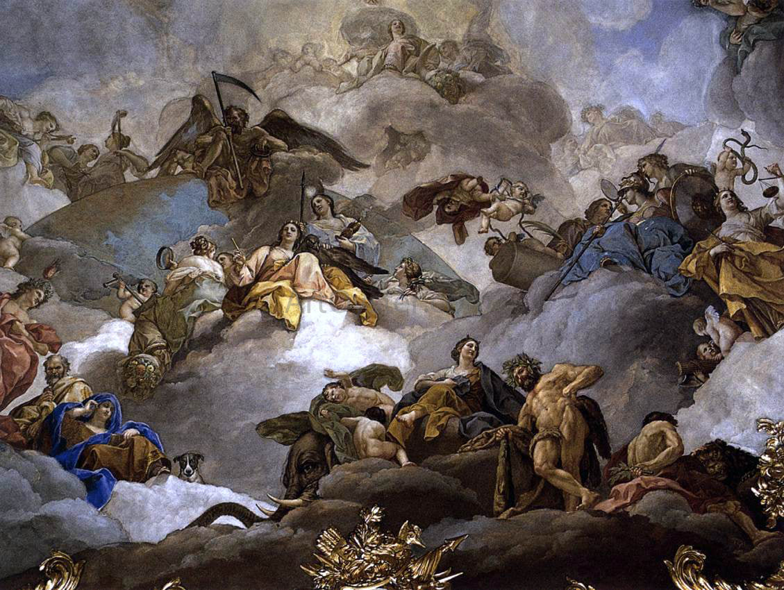 Francisco Bayeu Y Subias Ceiling fresco (detail) - Canvas Print