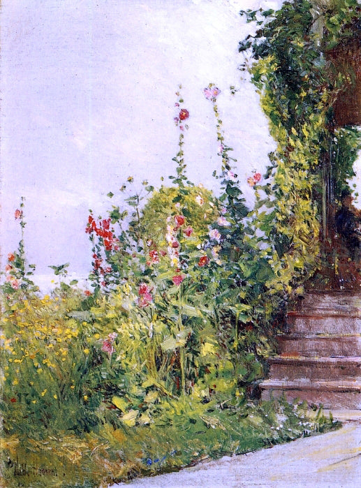 Frederick Childe Hassam Celia Thaxter's Garden, Appledore, Isles of Shoals - Canvas Print