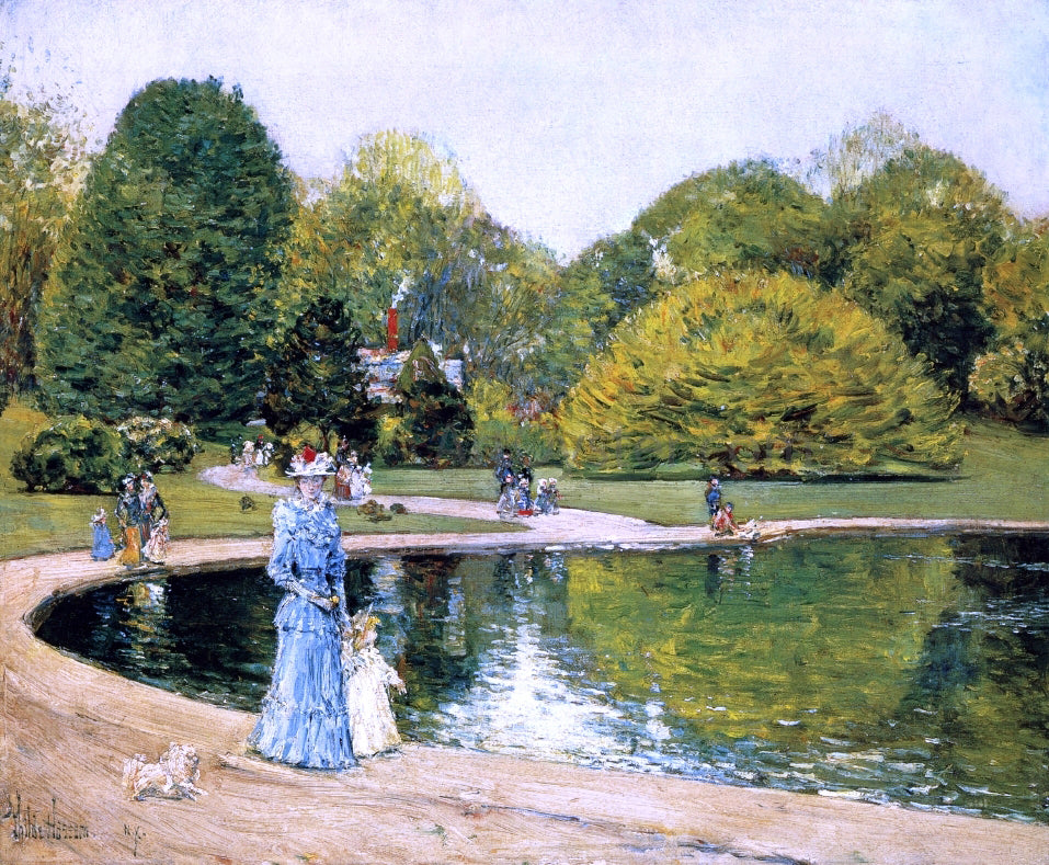 Frederick Childe Hassam Central Park - Canvas Print
