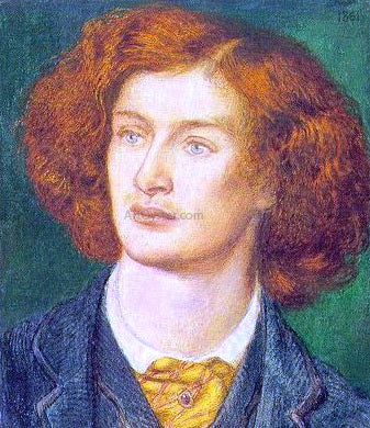 Dante Gabriel Rossetti Charles Algernon Swinburne - Canvas Print