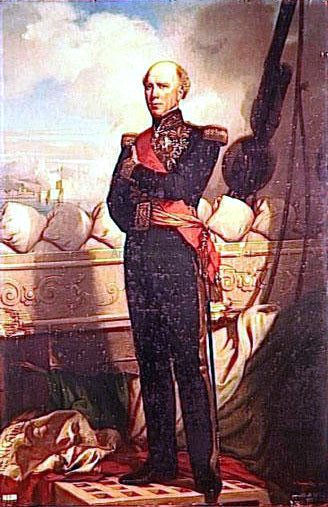 Charles Zacharie Landelle Charles Baudin, Amiral de France - Canvas Print