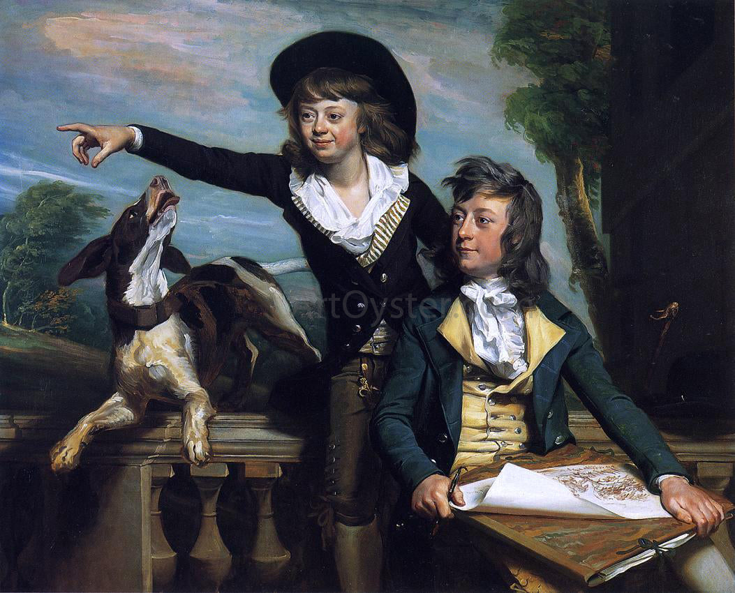 John Singleton Copley Charles Callis Western and His Brother Shirley Western - Canvas Print