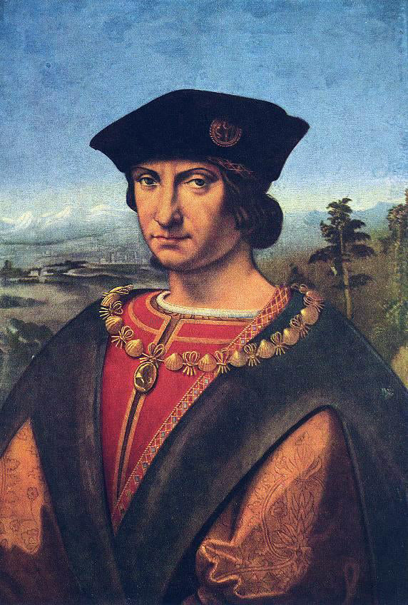 Andrea Solario Charles d'Amboise - Canvas Print