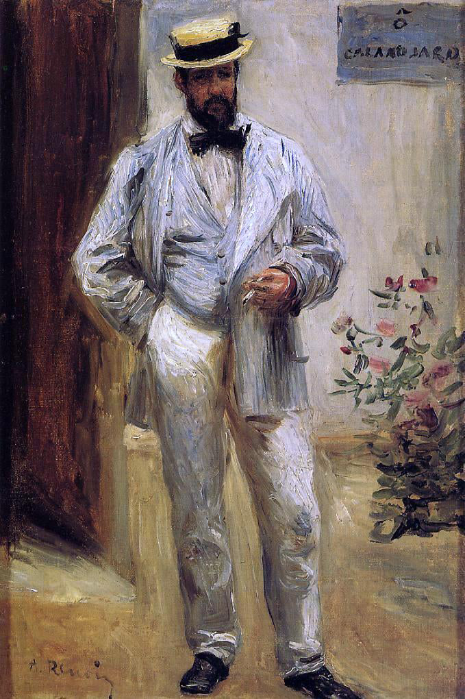 Pierre Auguste Renoir Charles le Coeur - Canvas Print