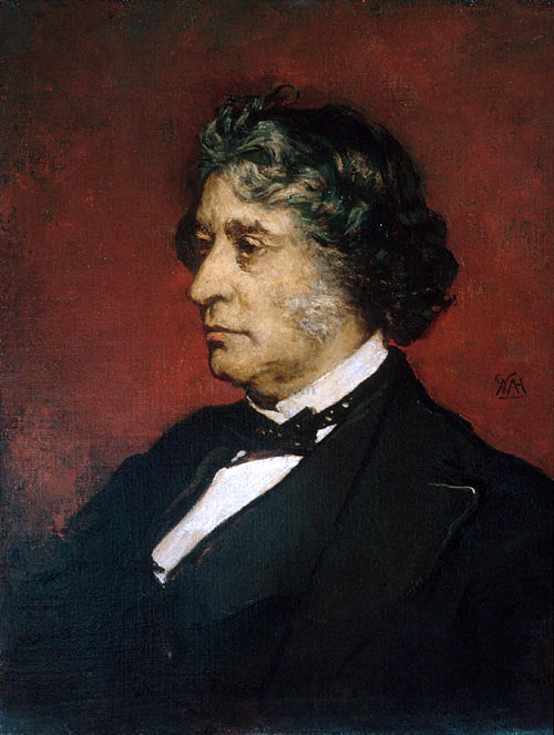 William Morris Hunt Charles Sumner - Canvas Print