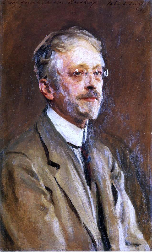 John Singer Sargent Charles Woodbury - Canvas Print