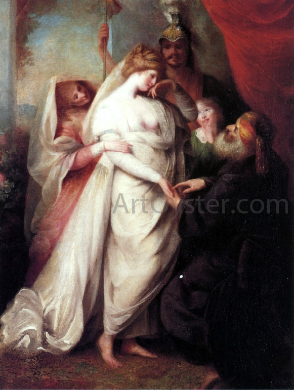 Rev. Matthew William Peters Charmain and the Soothsayer - Canvas Print