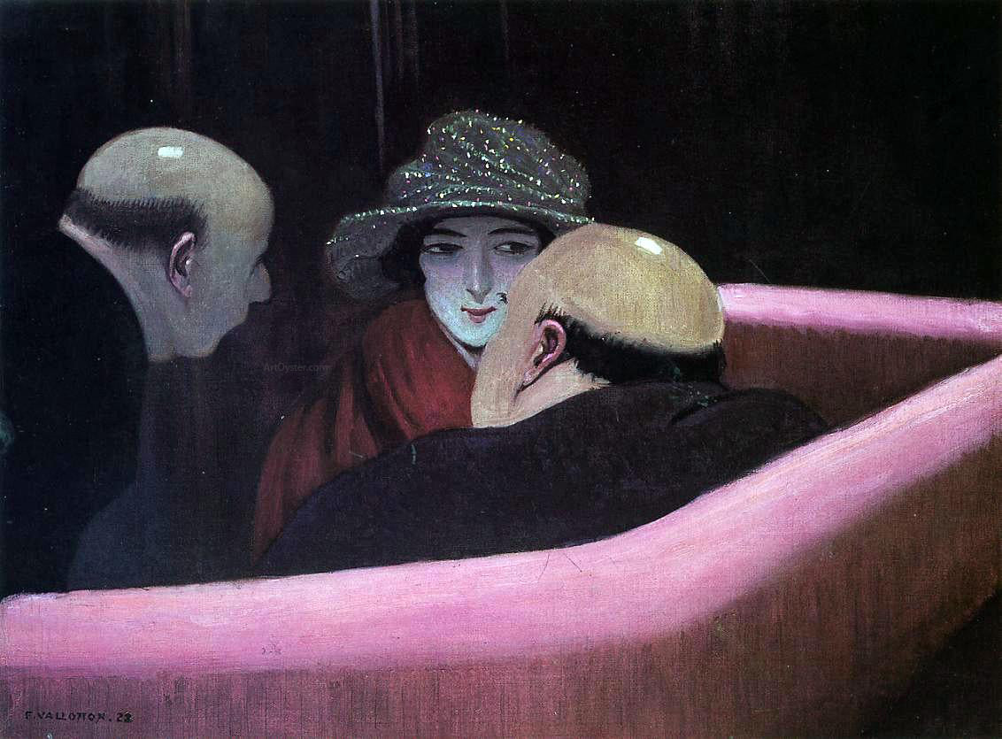 Felix Vallotton Chaste Suzanne - Canvas Print