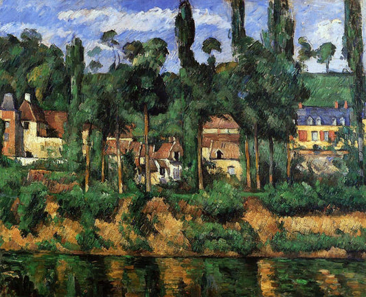 Paul Cezanne Chateau du Medan - Canvas Print