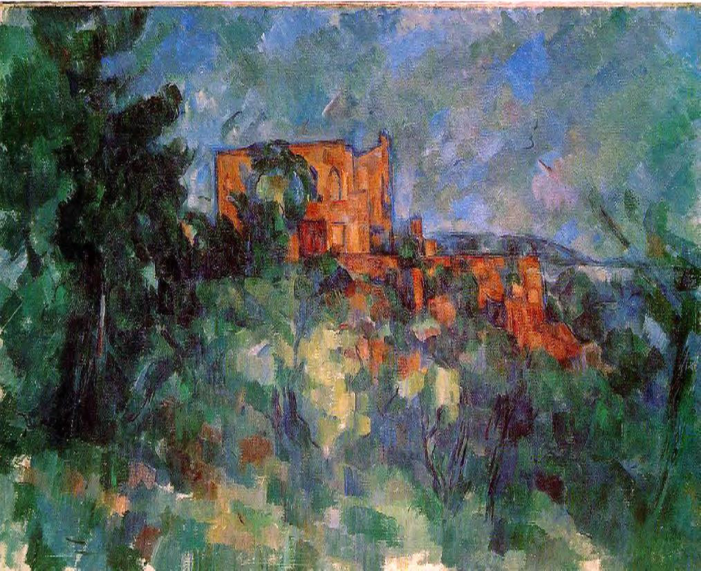 Paul Cezanne Chateau Noir - Canvas Print