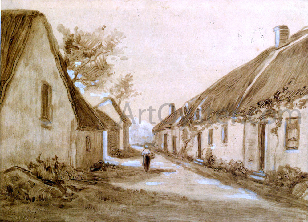 Theodore Rousseau Chaumiere a Barbizon - Canvas Print