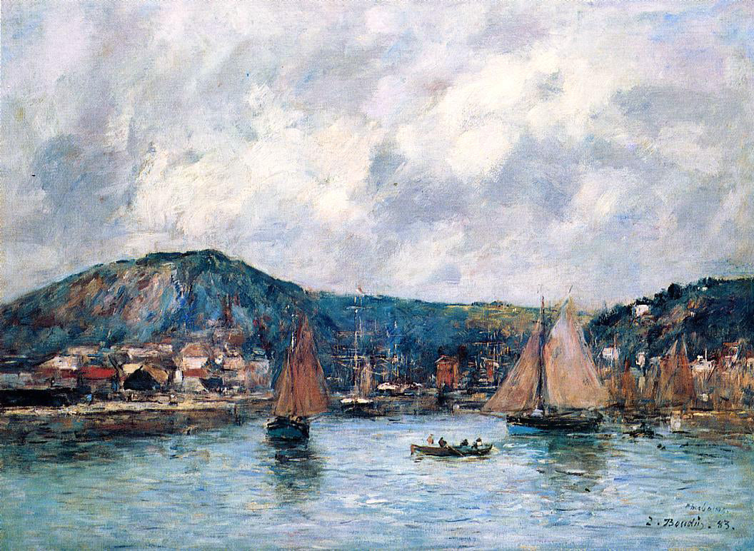 Eugene-Louis Boudin Cherbourg, the Port - Canvas Print