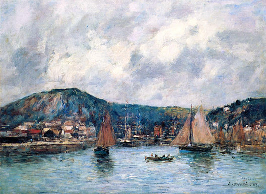 Eugene-Louis Boudin Cherbourg, the Port - Canvas Print