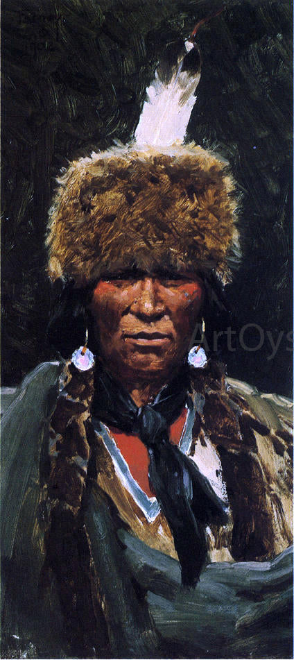 Henry F Farney Chief Ogallala Fire - Canvas Print
