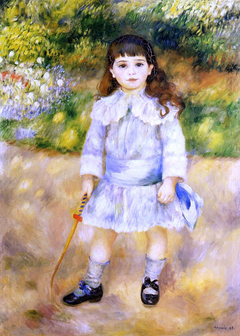 Pierre Auguste Renoir Child with a Whip - Canvas Print