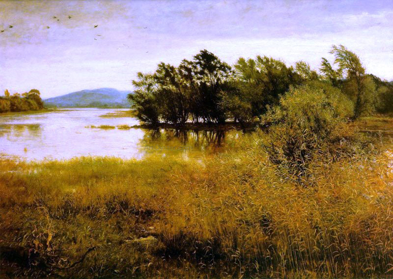 Sir Everett Millais Chill October - Canvas Print