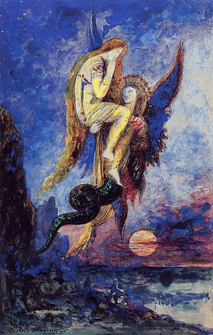 Gustave Moreau Chimera - Canvas Print