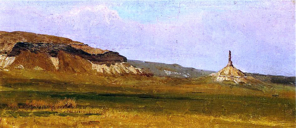 Albert Bierstadt Chimney Rock - Canvas Print