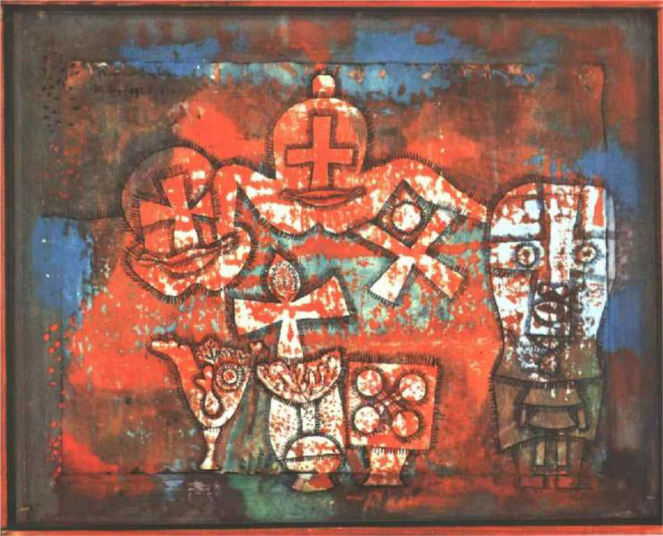 Paul Klee Chinese Porcelain - Canvas Print