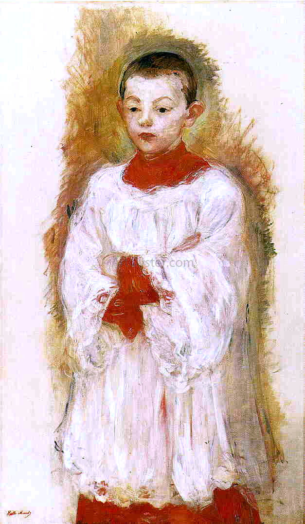 Berthe Morisot Choir Boy - Canvas Print
