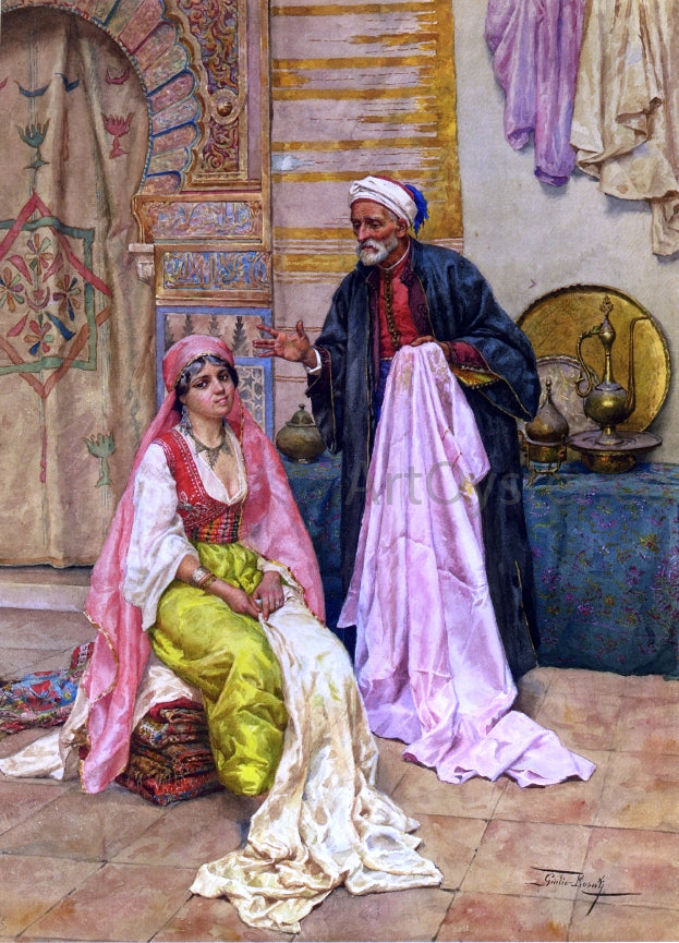 Giulio Rosati Choosing the Finest - Canvas Print