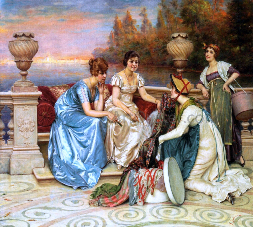 Charles Frederick Soulacroix Choosing the Finest - Canvas Print