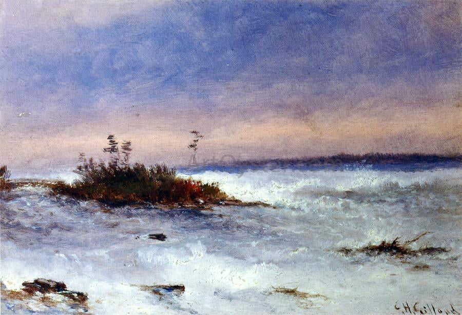 Charles Henry Gifford Choppy Water, Possibly Niagara, New York - Canvas Print