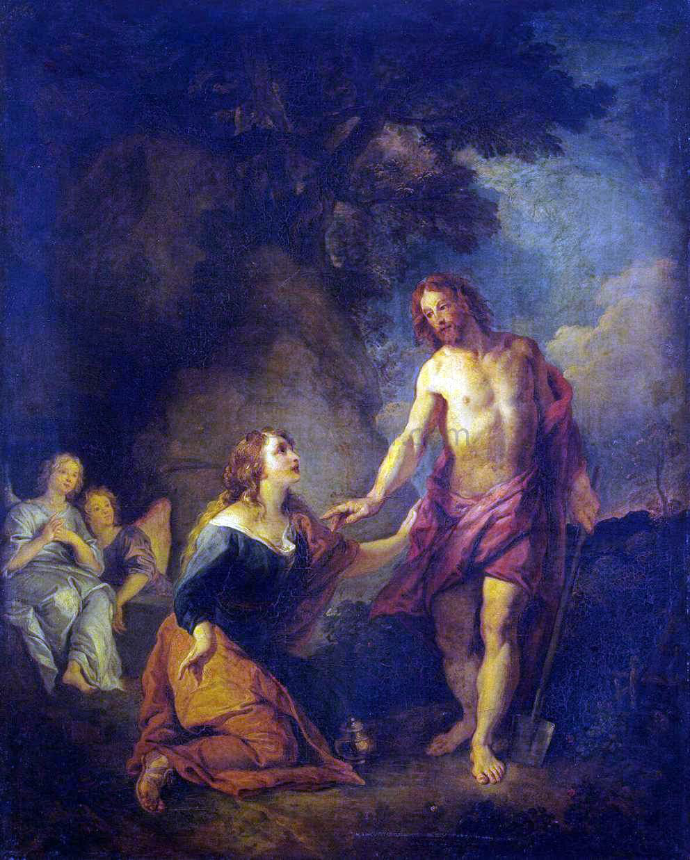 Charles De la Fosse Christ Appearing to Mary Magdalene - Canvas Print