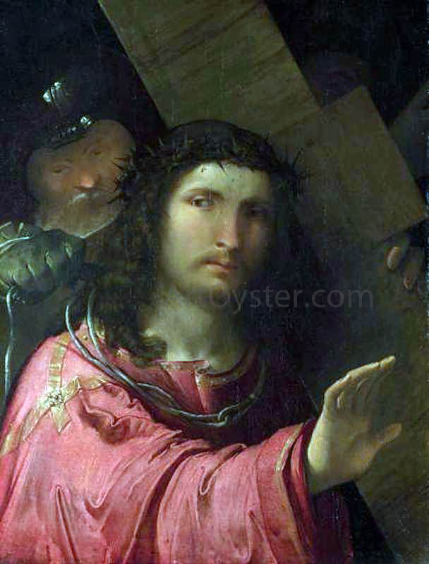 Altobello Melone Christ Carrying the Cross - Canvas Print