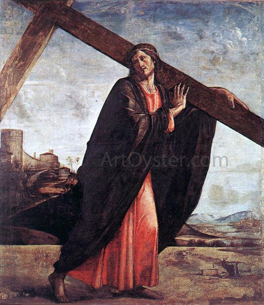 Alvise Vivarini Christ Carrying the Cross - Canvas Print