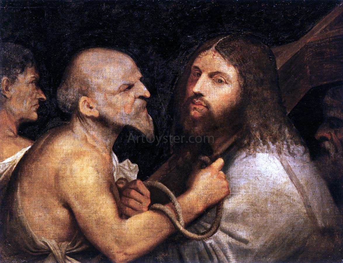 Titian Christ Carrying the Cross - Canvas Print