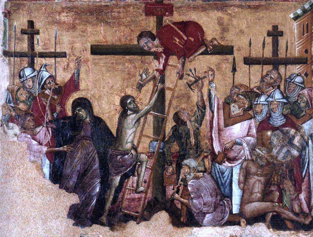 Guido Da siena Christ Crucified - Canvas Print