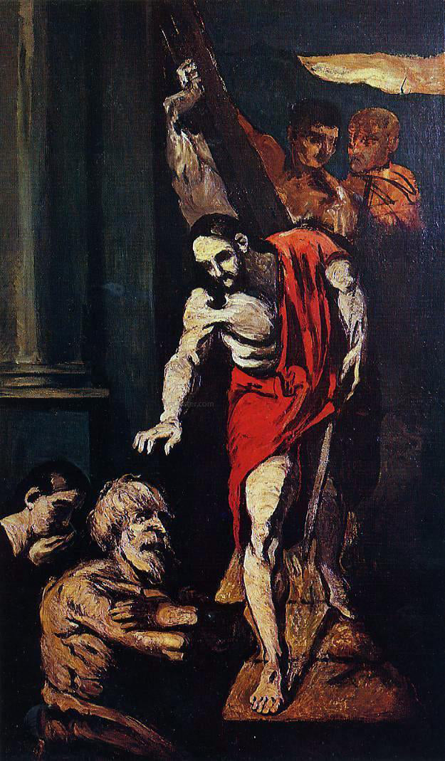 Paul Cezanne Christ in Limbo - Canvas Print