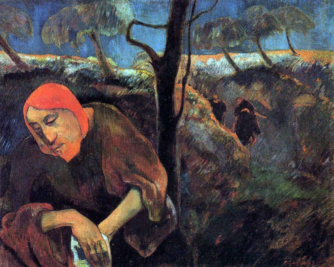 Paul Gauguin Christ in the Garden of Olives - Canvas Print