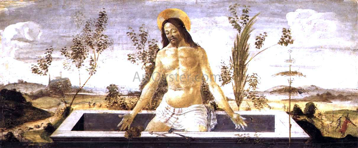 Sandro Botticelli Christ in the Sepulchre - Canvas Print